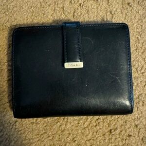 Coach leather wallet